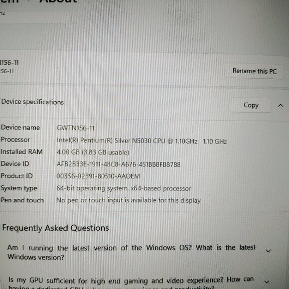 Gateway Laptop - Picture 7 of 10